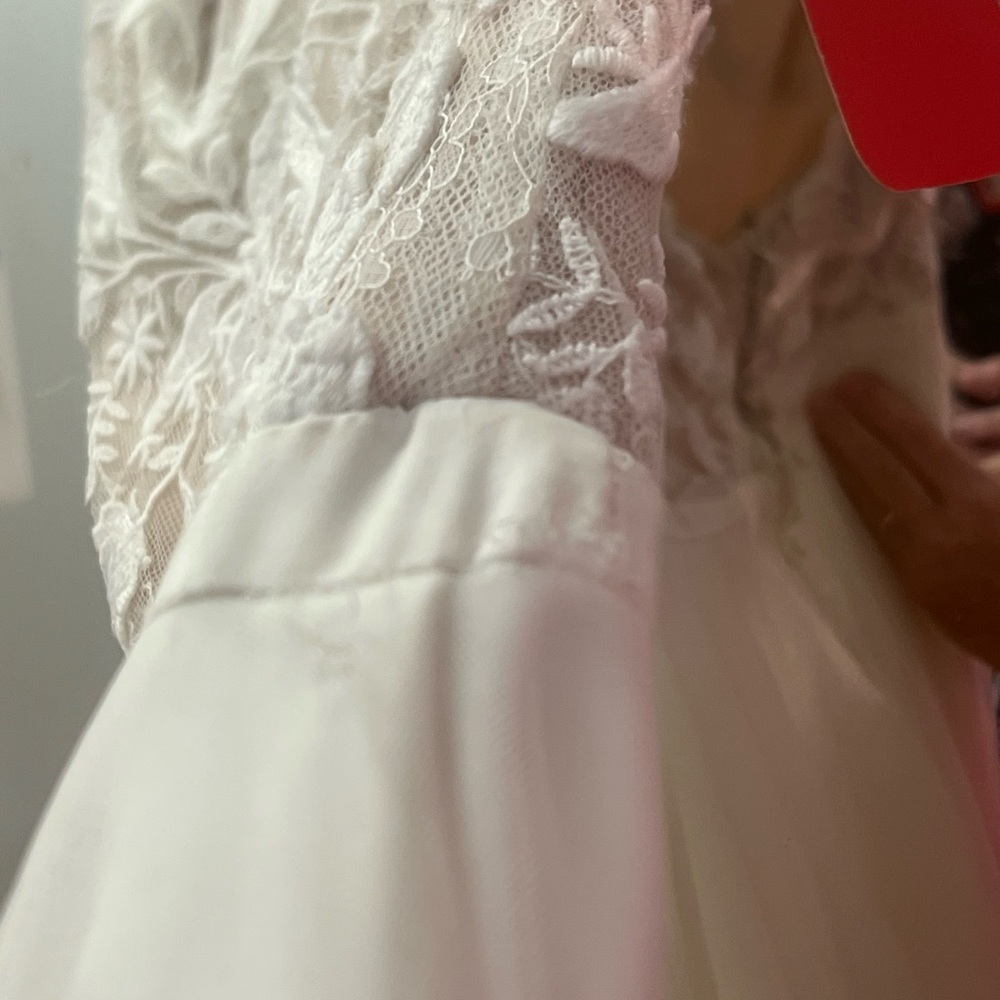 Elegant White Lace Dress